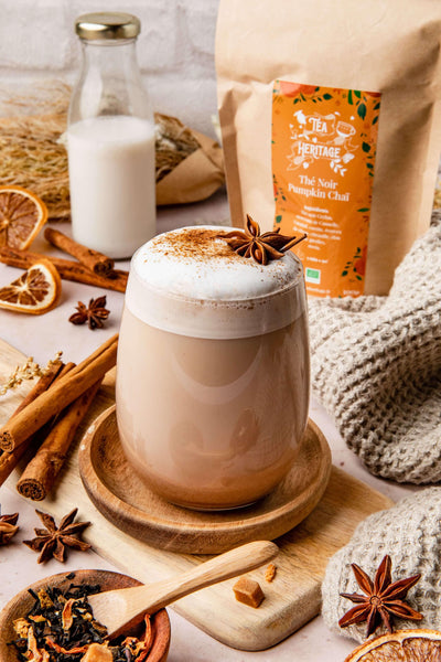 [RECETTE] Ma recette de Pumpkin Spice Latte au Thé Noir Pumpkin Chaï