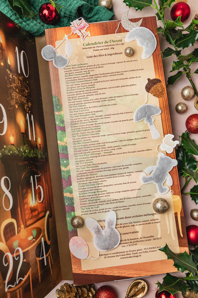 Calendrier de l'Avent Thé Bio - Noël - Mon petit Chalet