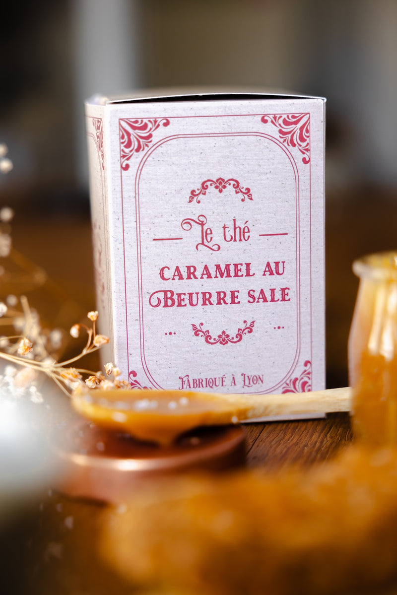 Edition limitée - Boîte Vintage - Thé Noir Bio Caramel Beurre Salé – 100g