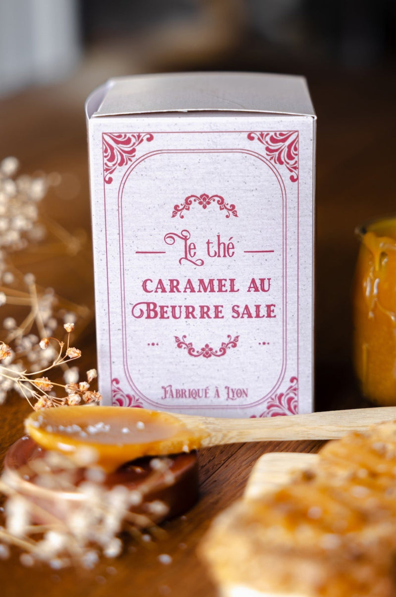Edition limitée - Boîte Vintage - Thé Noir Bio Caramel Beurre Salé – 100g