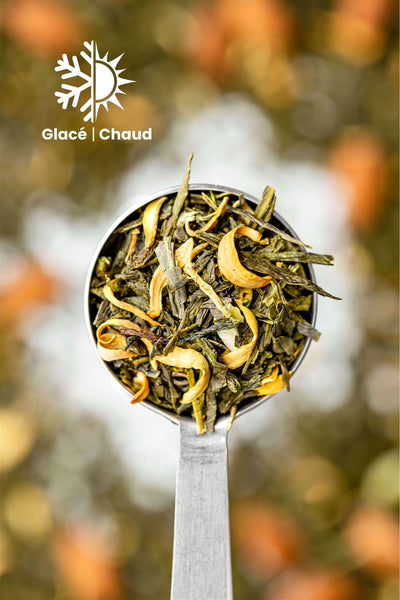 Thé Vert Bio Fleur d'Oranger et Amande - 100g - TeaHeritage