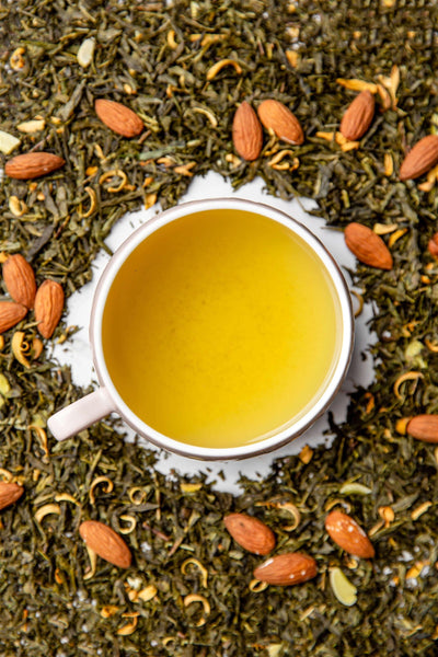 Thé Vert Bio Fleur d'Oranger et Amande - 100g - TeaHeritage